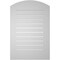 Ekena Millwork Arch Top Surface Mount PVC Gable Vent: Non-Functional, w/ 3-1/2"W x 1"P Standard Frame, 24"W x 34"H GVPAR24X3401SN - alternate 3
